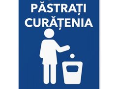 Semne pentru pastrarea curateniei